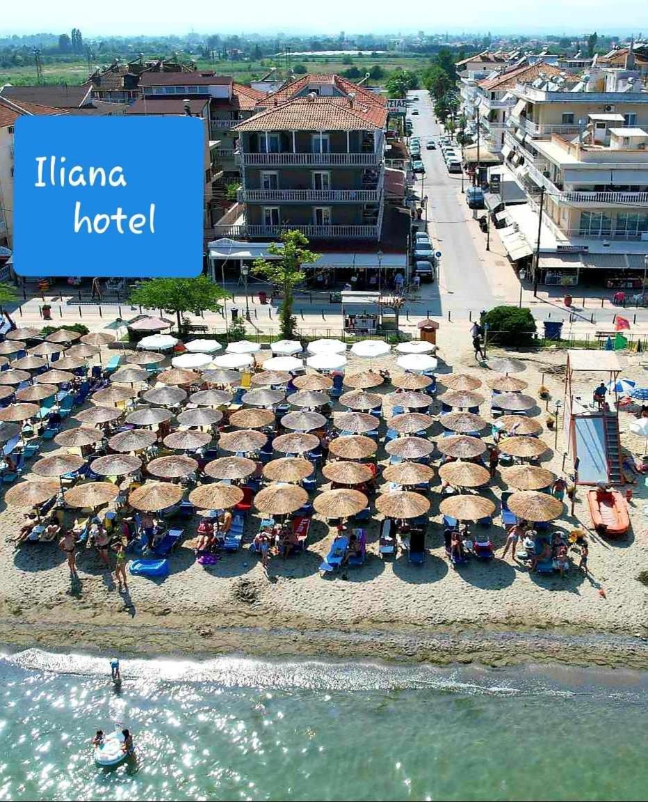 Iliana Hotel Paralia Paralía Exterior foto